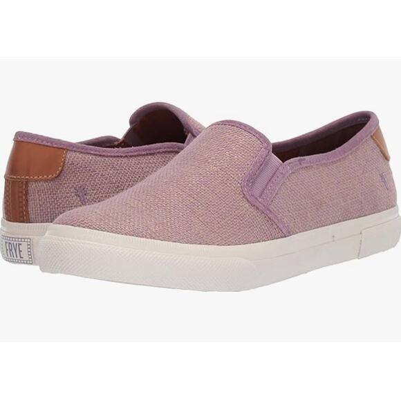 Frye Shoes - FRYE Women's GIA Canvas Slip ON Sneaker Size 6 Lilac Multi Low Top Lace Up